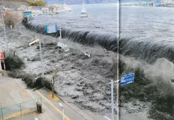 東日本大震災のある日。