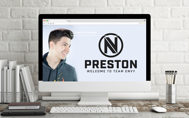 Preston Arsement New Tab Gamer Theme