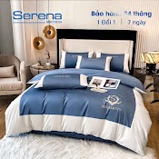 Bô Chăn Ga Gôi Đêm 5 Mon Chăn Phao Cotton Lua Serena Cao Câp - Set Bô Drap Giương Lua Chuân Khach San 5 Sao