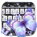 Glitter Diamond Butterfly Keyboard 10001007 APK Скачать