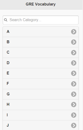 GRE Vocabulary