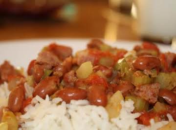 Red Beans and Rice (Cajun Style)