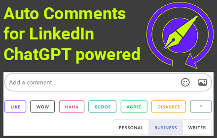 Swift Reply - ChatGPT for LinkedIn: replies + small promo image