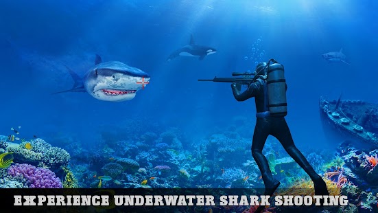 Underwater Tiger Shark Attack FPS Sniper Shooter 1.0.2 APK + Mod (Uang yang tidak terbatas) untuk android