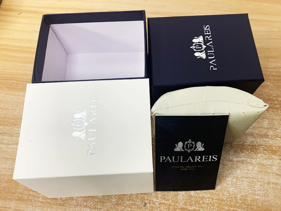 Relógio automático mecânico PAULAREIS para homens, com movimento preciso, design elegante e ideal para uso diário e eventos especiais.