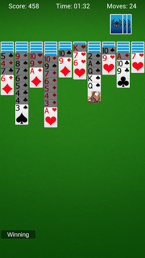 Screenshot Spider Solitaire - Card Games