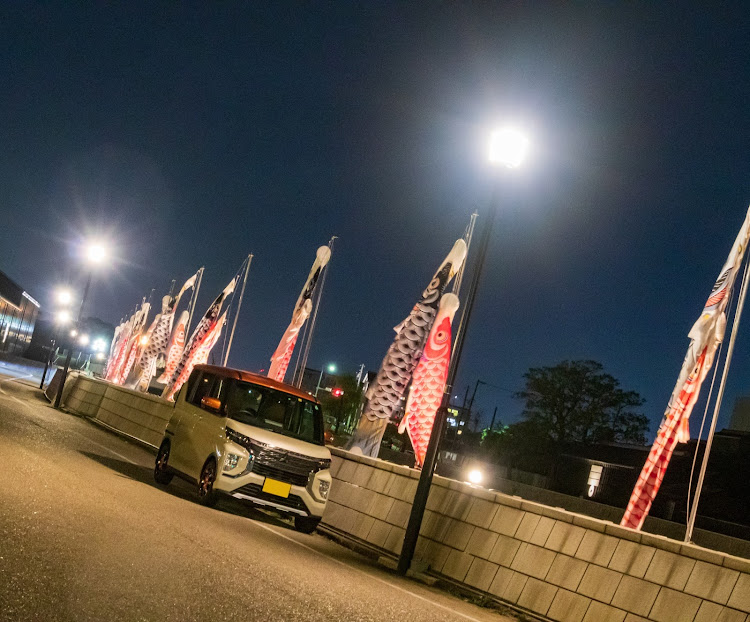 eKクロススペースのカメ活・車写活・子供の日・鯉のぼり・ベスト５に関するカスタム事例の投稿画像2枚目