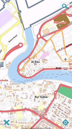 Map of UAE offline