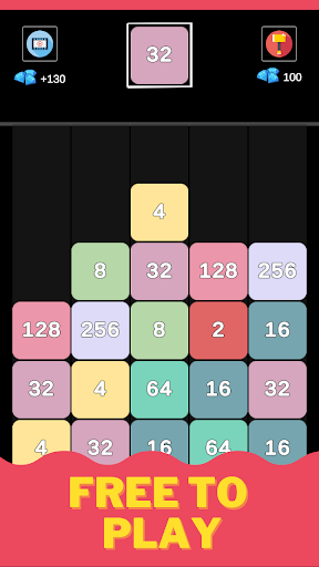 Screenshot 2048 Merge - X2 Blocks Game