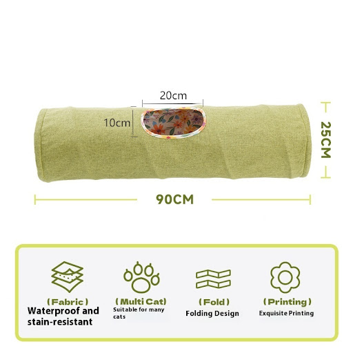 Title 6, Cat Tunnel Self-Hi Relief Toy provides stress r...