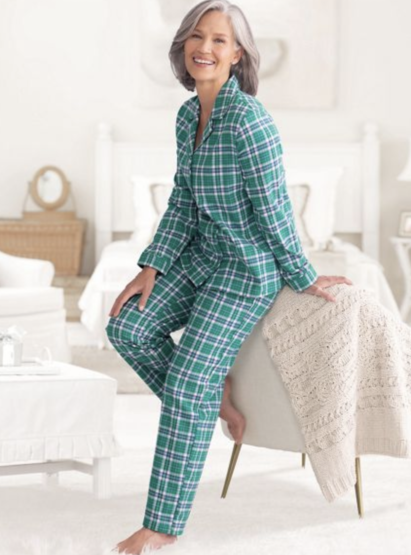 Tartan Cotton Flannel Pajama Set from Appleseed’s.