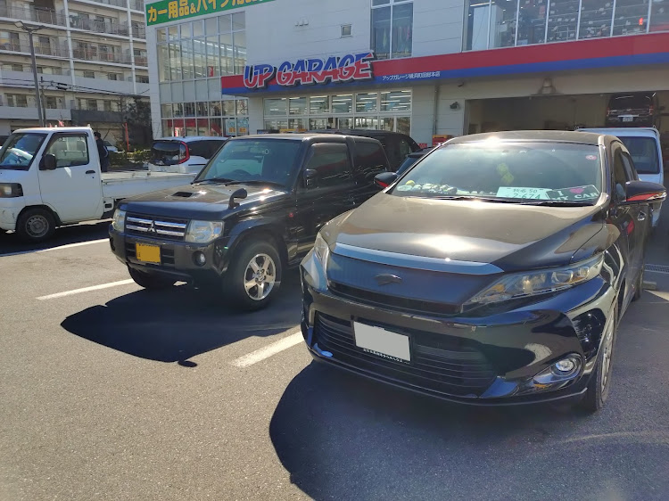 ハリアーのコラボ・乗り換え・オッティ・パジェロミニ・友達の車に関するカスタム事例の投稿画像1枚目