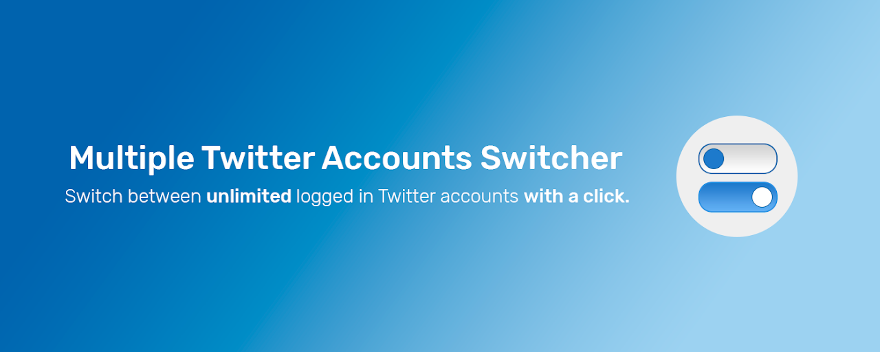 Multiple Twitter Accounts Switcher for Chrome Preview image 2