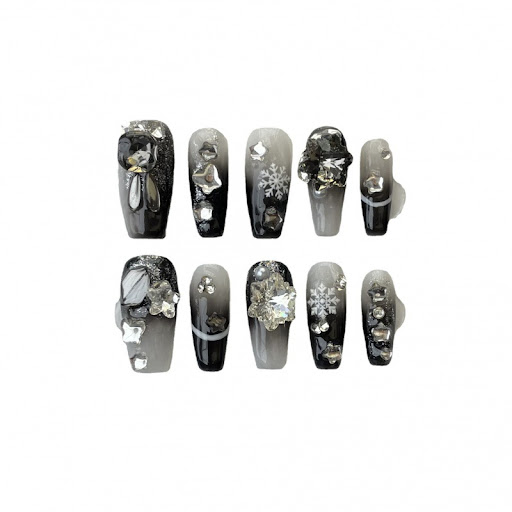 Title 5, Wear Nail Fake Nail Patch Finished Product Achi...