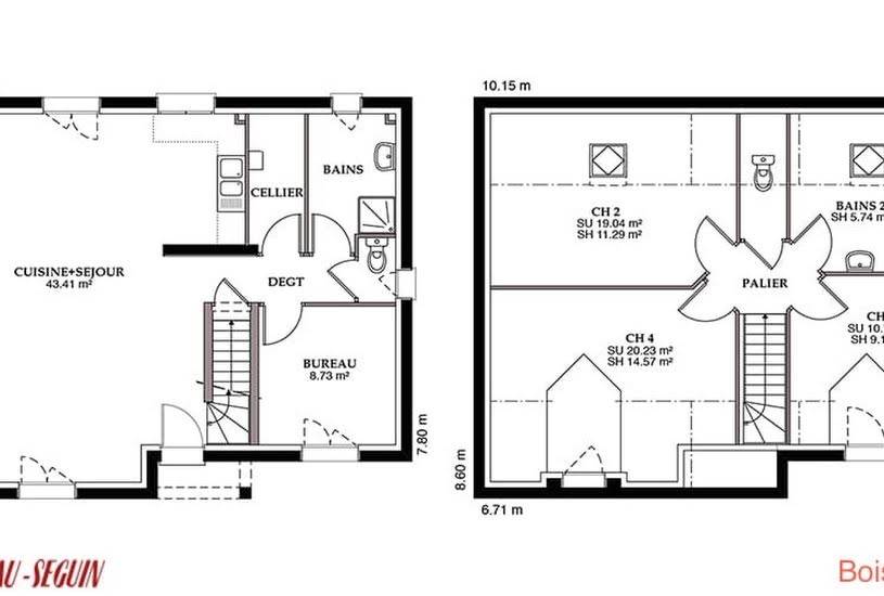  Vente Terrain + Maison - Terrain : 519m² - Maison : 87m² à Dormelles (77130) 