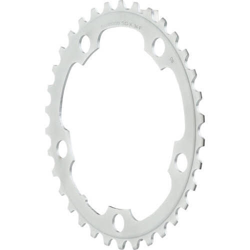 Shimano Tiagra 4550 34t 110mm 9-Speed Chainring, Silver