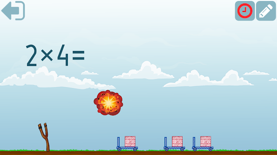 Matemática da terceira série - Captura de tela de multiplicação