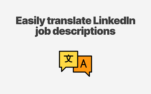 Translator: LinkedIn Jobs