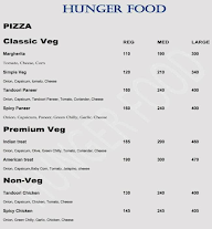 Hunger Food menu 1