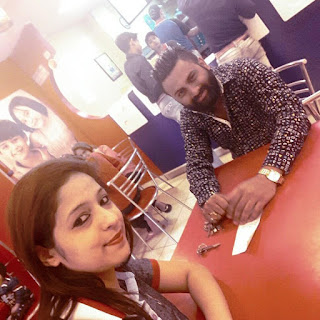 Divya at Domino's Pizza, Krishna Nagar,  photos