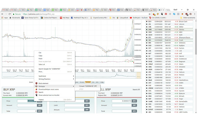 rand sud-african / Bitcoin Cash Convertor valutar