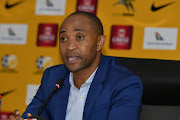 Amajita coach Thabo Senong during the SAFA Press Briefing at SAFA House, Conference Room on March 01, 2019 in Johannesburg, South Africa. 