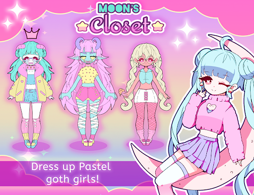 Screenshot Moon's Closet dress up game