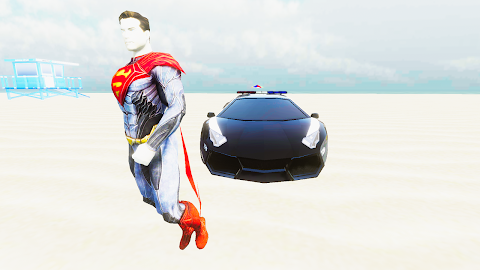 SuperHero Cop Car Stuntのおすすめ画像3