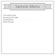 Cake Shop Cafe menu 1