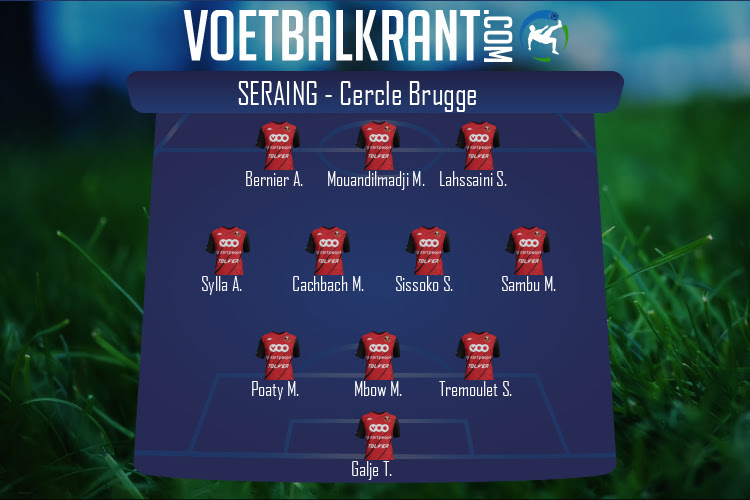 Opstelling Seraing | Seraing - Cercle Brugge (18/10/2022)