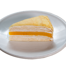 Mango Vanilla Crepe Cake