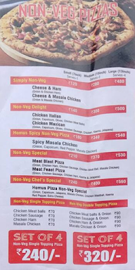 Homus Pizza menu 3