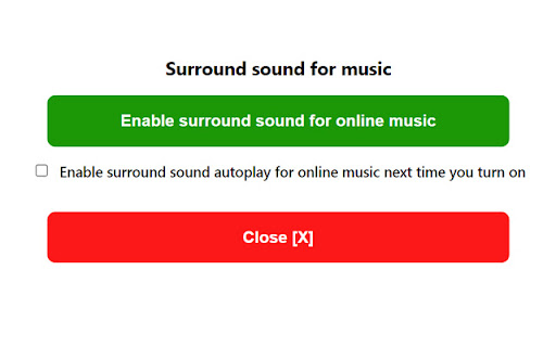 Surround sound for music and film