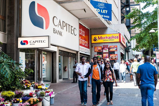 Capitec Bank in Braamfontein, Johannesburg