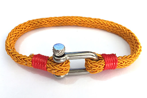 Title 5, Bracelet à corde parapluie en acier inoxydable