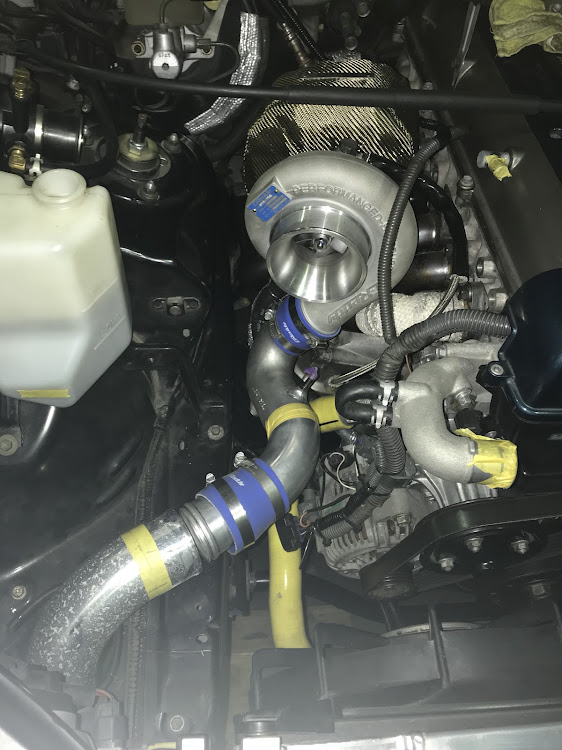 クラウンエステートのTD07S・インタークーラーパイプ作り・溶接は下手・夜はまあまあ⁉️に関するカスタム事例の投稿画像5枚目