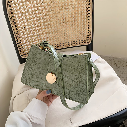 Title 6, One-Shoulder Armpit Bag, Net Design, Celebrity-...