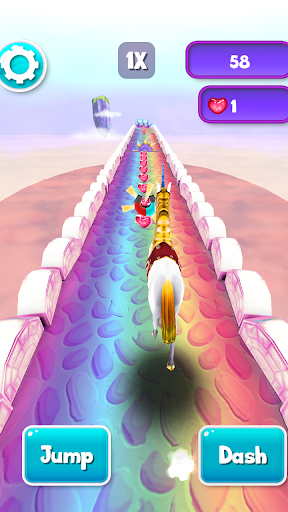 Télécharger My Little Unicorn Runner 3D 2  APK MOD (Astuce) screenshots 2