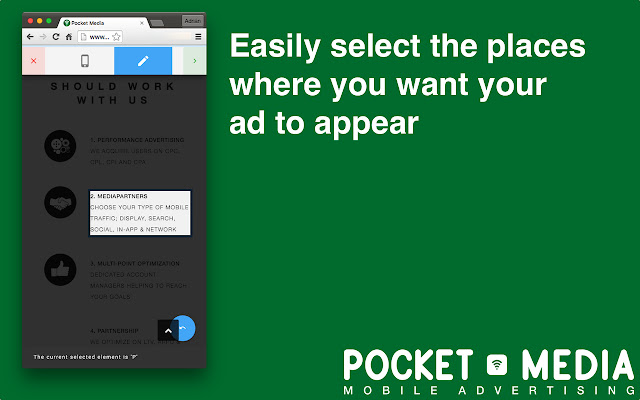 Pocket Media Native Ads Builder chrome extension