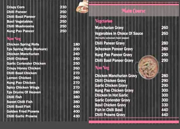 Gobble it up menu 