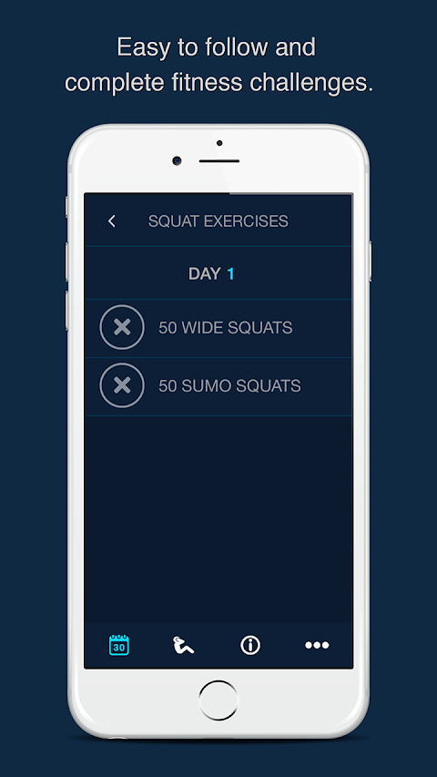 30 Day Squats Challenge - Get fit nowのおすすめ画像3