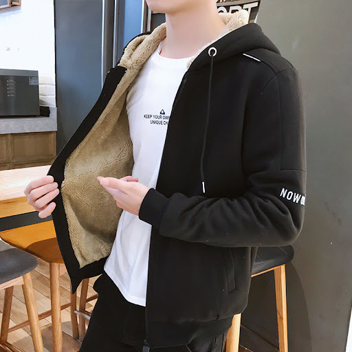 Title 5, Plus size hooded cardigan top warm jacket. Stay...