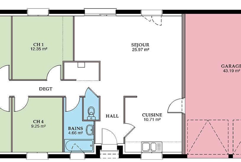  Vente Terrain + Maison - Terrain : 1 600m² - Maison : 90m² à Saint-Benin-d'Azy (58270) 