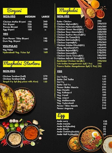 Bambaiya Kitchen menu 