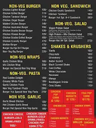 Burger Hut menu 1