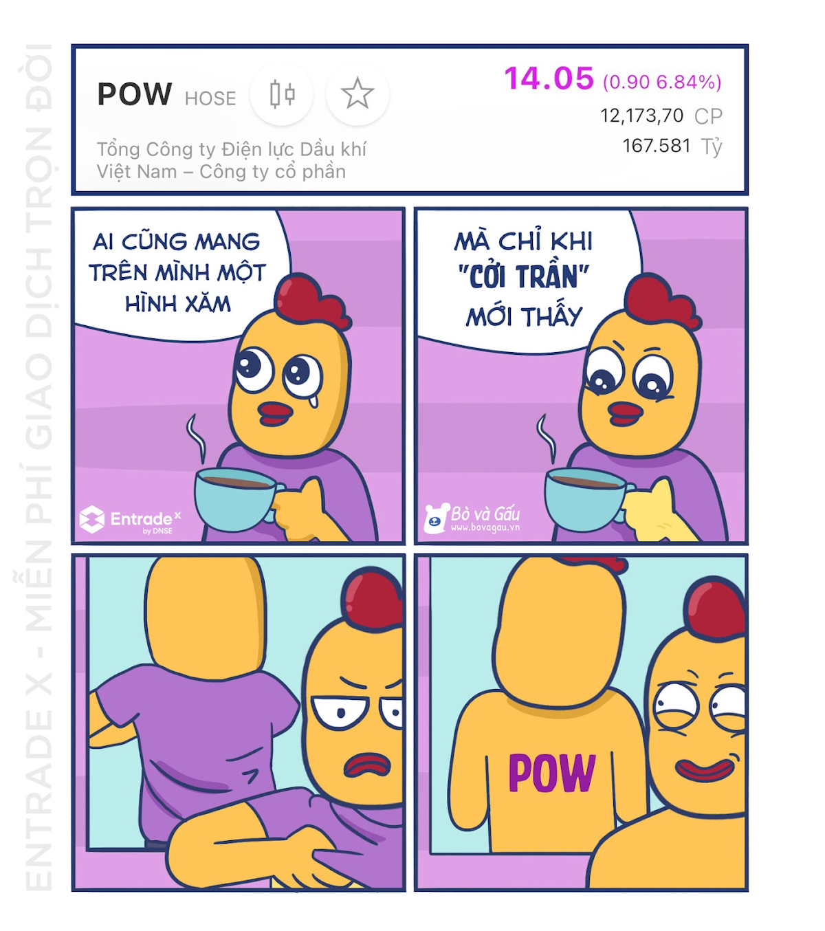 Lâu lắm mới thấy POW chuyển tím