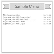 Sai Korus Sugarcane Juice & Snacks Corner menu 1