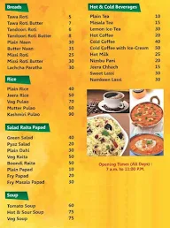 Bharia's Veg Restaurant menu 3