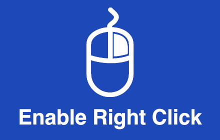 Enable Right Click for Google Chrome™ small promo image