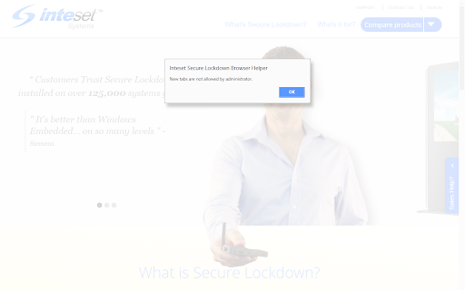 Inteset Secure Lockdown Browser Helper